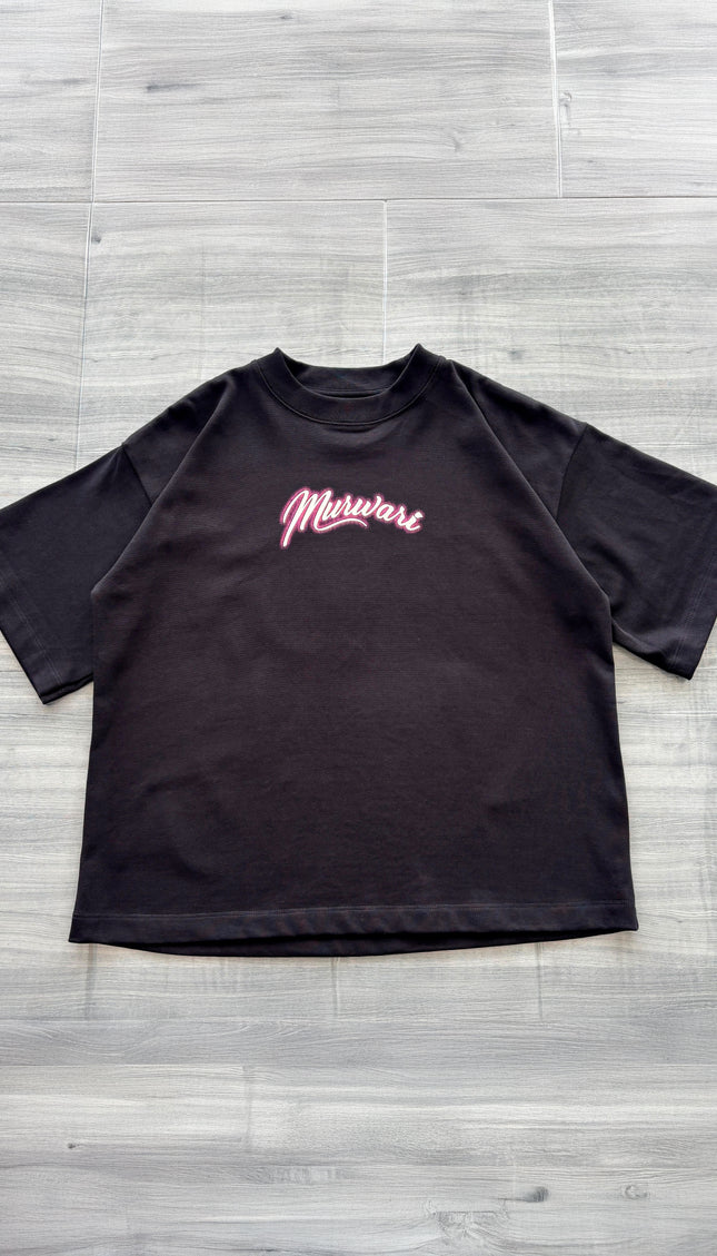 Polo Boxy Mouth Negro