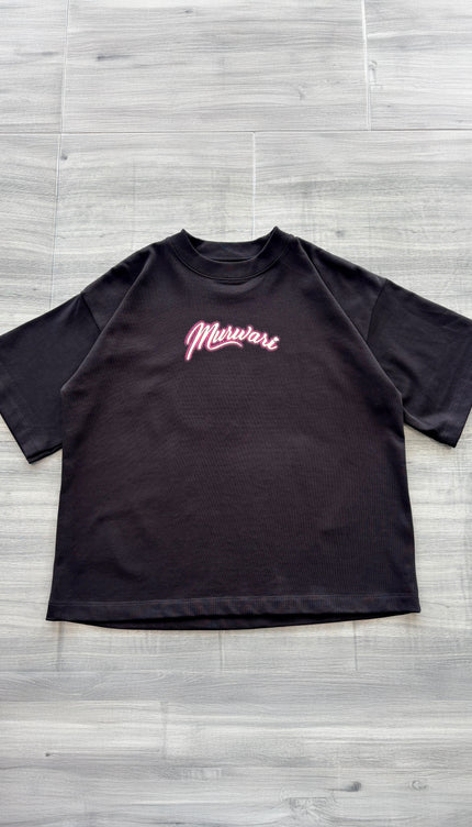 Polo Boxy Mouth Negro