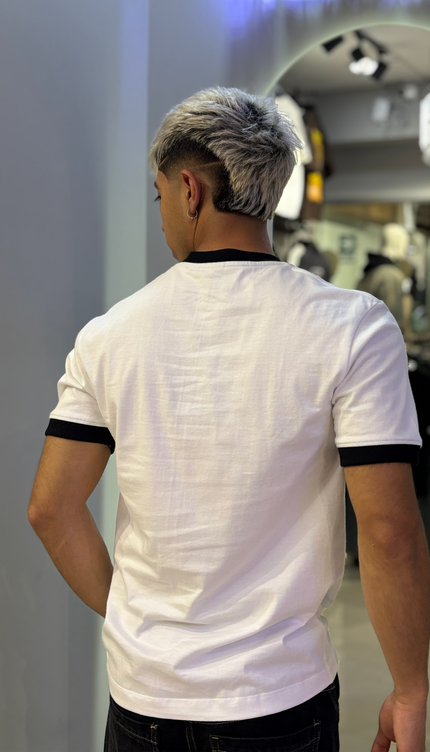 Baby Tee Blanco / Negro