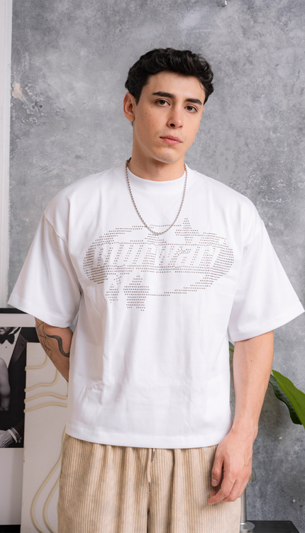 Polo Boxy Pedreria Blanco
