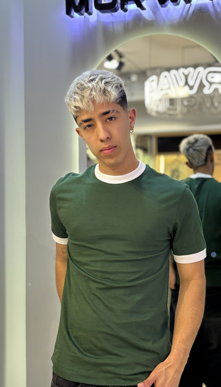 Baby Tee Verde / Blanco