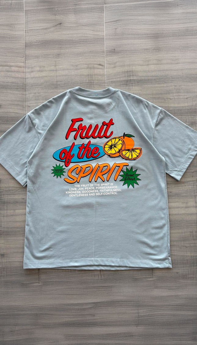 Polo Oversize Fruit Celeste