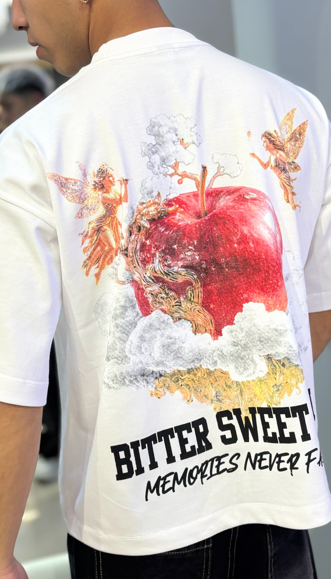 Polo Boxy Apple Blanco