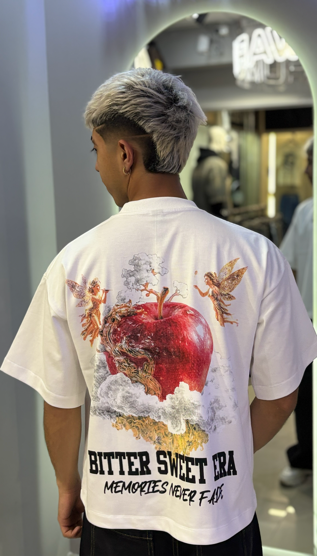 Polo Boxy Apple Blanco