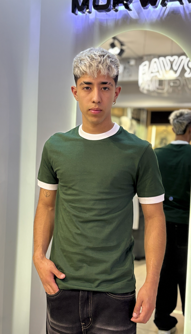 Baby Tee Verde / Blanco