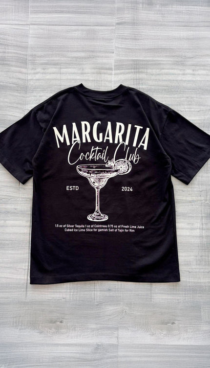 Polo Oversize Margarita Negro