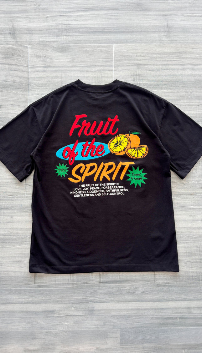 Polo Oversize Fruit Negro