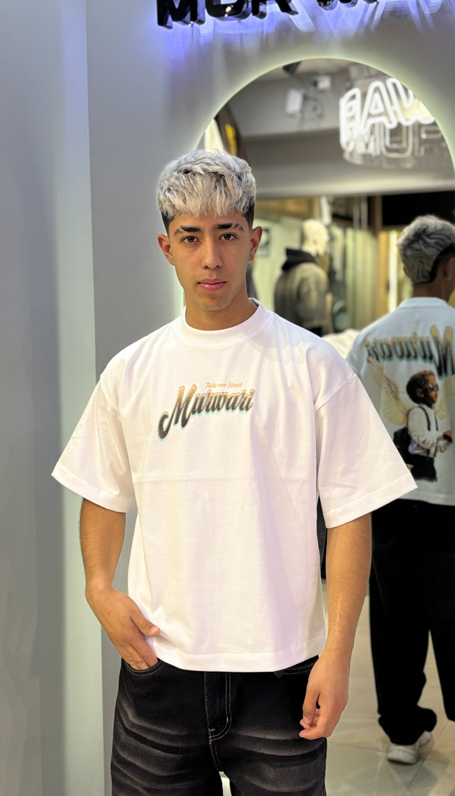 Polo Boxy Request Blanco