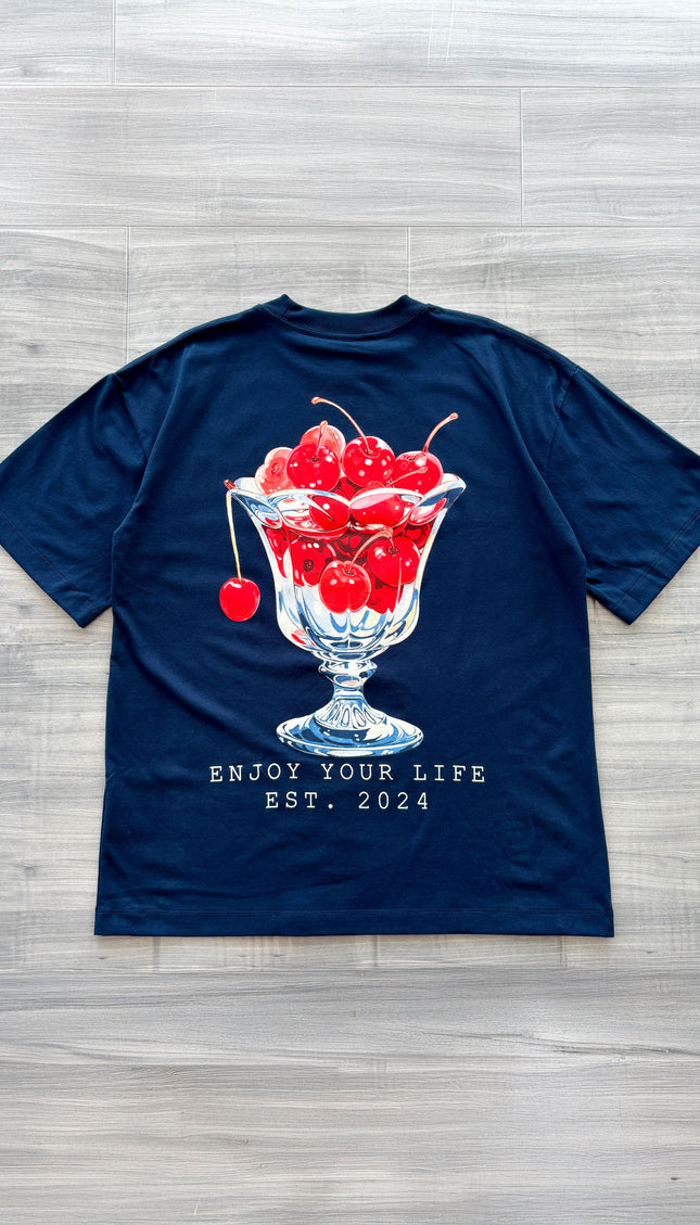 Polo Oversize Enjoy Azul