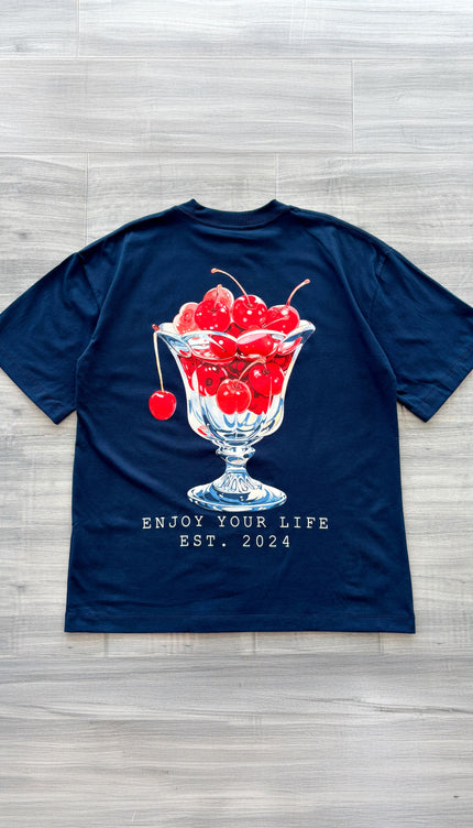 Polo Oversize Enjoy Azul