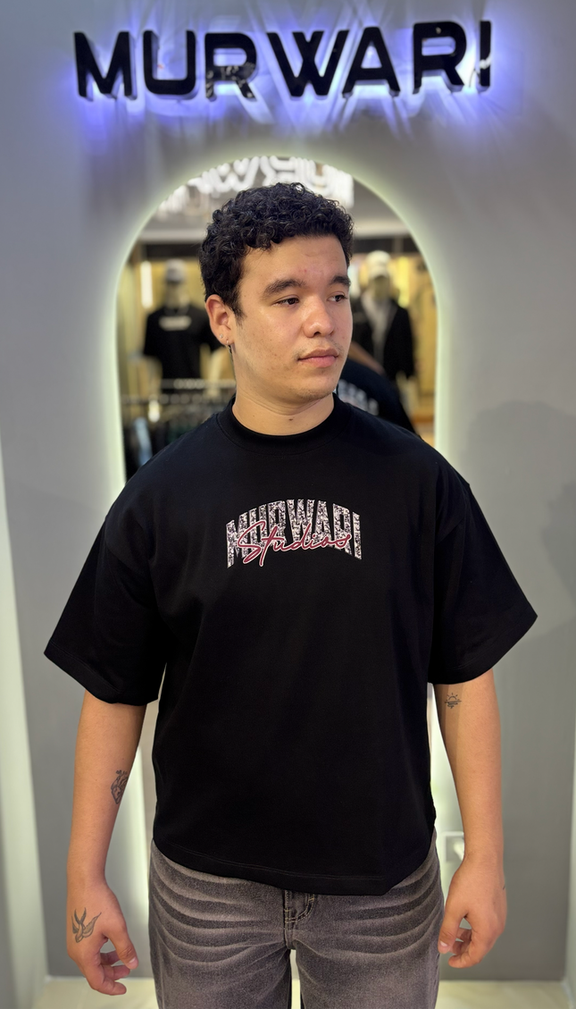 Polo Boxy Glow Negro